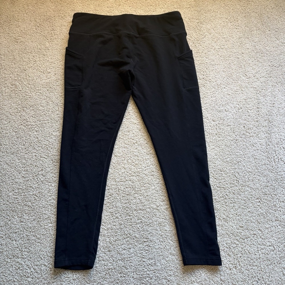 WoolX Piper Leggings Baselayer Thermal Pants Women's XL Black - Picture 5 of 8